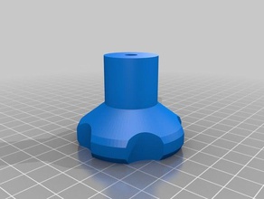 my customized metric screw knob diy 3d print model - Mito3D