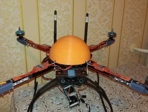 x580-dome rc Fahrzeuge hobbyking x580 quad quadcopter quadrocopter 3d print model - Mito3D