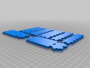 il mio personalizzato rack per provette da 2 a 5 biologia 3d print model - Mito3D