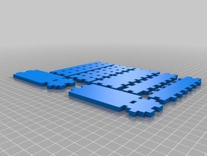 il mio personalizzato rack per provette da 2 a 6 biologia 3d print model - Mito3D