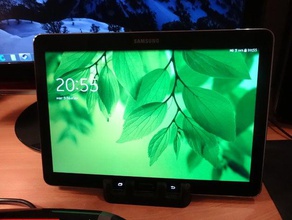 samsung galaxy tab pro stand tablet 3d print model - Mito3D