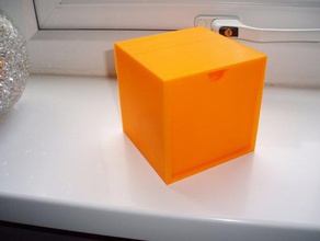 Cubo de 100mm caixa armazenamento 3d impressão 3d print model - Mito3D