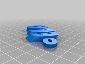 ella keyring organization customized 3d print model - Mito3D