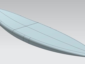 custon stand up paddleboard diy 3d print model - Mito3D