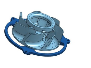 alto vacío de aspiración la turbina mk1 partes volumen 3d print model - Mito3D