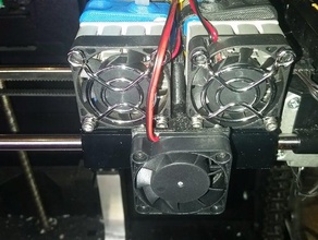 3fpd-mb rep 2x-active cooling duct-revised filament duct 3d printer parts 3d print model - Mito3D