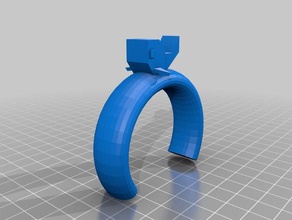 balena bracciale 3d stampa 3d print model - Mito3D