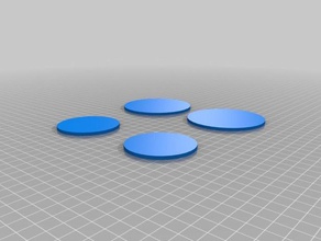 justin círculos 3d impressão 3d print model - Mito3D