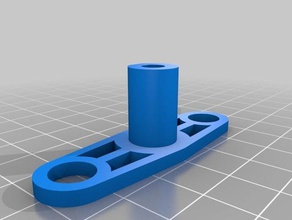 my customized parametrized stepper shaft key 3d printer parts 3d print model - Mito3D