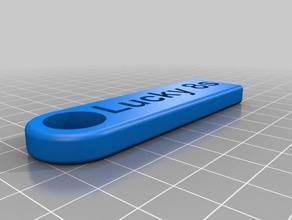 keychain accessories customized 3d print model - Mito3D