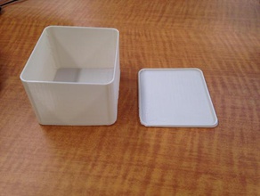 custom lidded box openscad tool holders boxes 3d print model - Mito3D