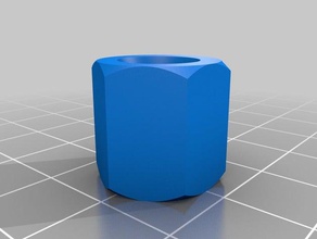 102mm nut 65 degree parts customized 3d print model - Mito3D