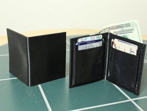 bifold wallet accessories 3d print model - Mito3D