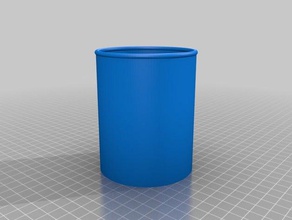il mio personalizzato pencilpot roundpolygon strumento i titolari scatole 3d print model - Mito3D