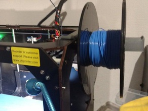 Seite von spool-clip ctc 3d flashforge Drucker - Zubehör 3d-Drucker creator filament-Halter filament spool holder spoolholder spool-mount 3d print model - Mito3D