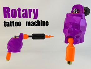 rotary-tattoo-Maschine Kunst tools rotary-Maschine 3d print model - Mito3D
