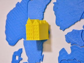stortorget edifícios estruturas quadrado grande mapa da europa um marco monumento de estocolmo suécia 3d print model - Mito3D