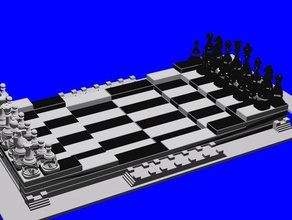 gothic chess math art artproject mathproject makeredchallenge mathart 3d print model - Mito3D
