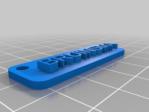 etiqueta de bke sinais logotipos personalizado 3d print model - Mito3D