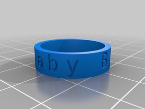 jj menino anel anéis personalizado 3d print model - Mito3D