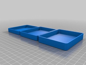 il mio personalizzato nidificati parti vassoi fai da te 3d print model - Mito3D