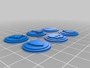 sanctic tokens toy game accessories tabletop warhammer 40k wh40k 3d print model - Mito3D