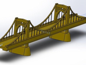 roberto clemente bridge 3d drucken 3d print model - Mito3D