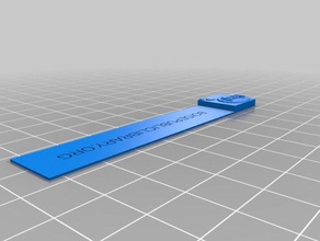meu personalizados texto do marcador de imagem office 3d print model - Mito3D