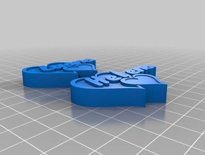 luana helena organización personalizado 3d print model - Mito3D
