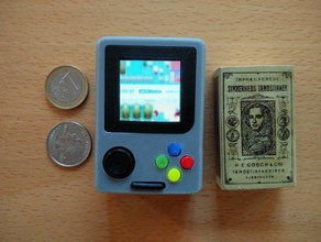 pi-zero gameboy nano - Spielzeug Spiele tragbare raspberry pi null retropie klein video-Spiel video-Spiel-Konsole 3d print model - Mito3D