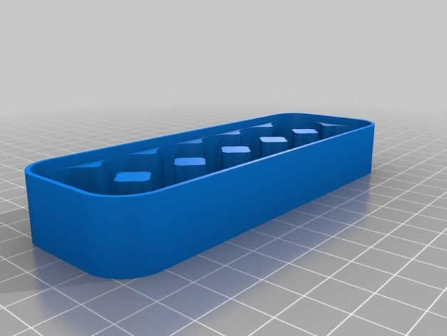 12x 18650 bateria caso de topo recipientes personalizado vape 3D print model - Mito3D