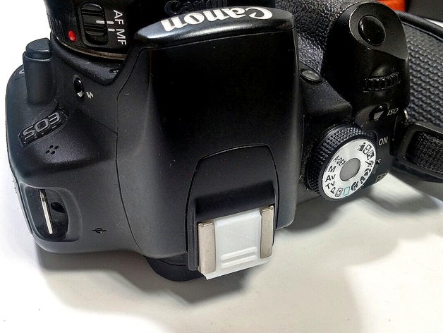 flash hot shoe cover camera 3D print model - Mito3D