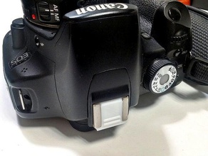 flash hot shoe cover fotocamera 3d print model - Mito3D