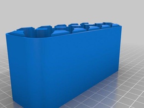 12x 18650 battery case-Taste Container kundengebundene vape 3d print model - Mito3D
