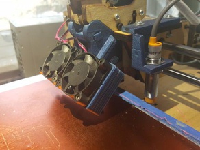 printrbot dual fan ubis 13s 3d a impressora partes 3d print model - Mito3D