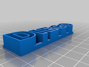 diego sculture personalizzato 3d print model - Mito3D