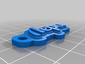 lera Anahtarlık özelleştirilmiş 3d print model - Mito3D