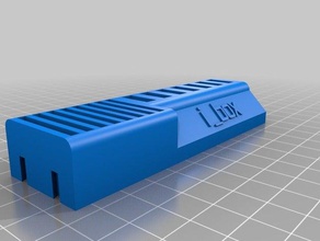caixa de sd pen organização personalizado 3d print model - Mito3D