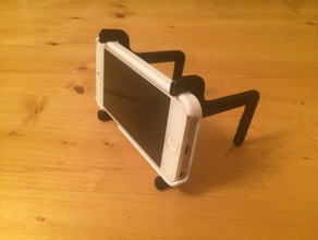 iphone 5se tapis de titulaire mobile l'iphone se stand 3d print model - Mito3D