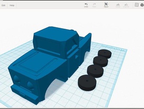 truck v1 3d printing cool decorative toy 3d print model - Mito3D