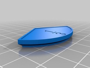 13 per la matematica personalizzato 3d print model - Mito3D