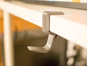 30mm 35mm escritorio de auriculares clips oficina 3d print model - Mito3D
