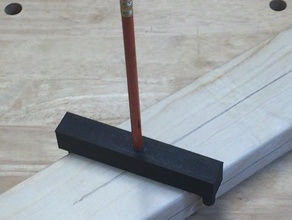 marca del centro de la herramienta mano herramientas carpintería 3d print model - Mito3D