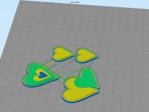 2d cœurs trevor philip philips le jour de valentines 3d print model - Mito3D