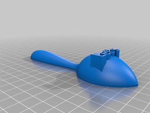 lascia un cucchiaio arte 3d print model - Mito3D