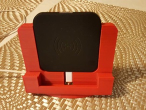 generische choetech qi Ladegerät stehen mobile Telefon wireless-Ladegerät 3d print model - Mito3D