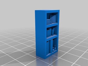 bookshelf dnd games fantasy montravont 3d print model - Mito3D