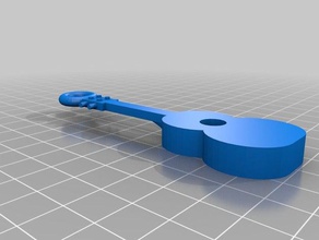ukulele colar 3d impressão 3d print model - Mito3D