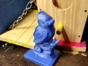 blue jay Skulpturen 3d print model - Mito3D