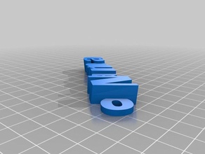 nanna Anahtarlık organizasyon özelleştirilmiş 3d print model - Mito3D
